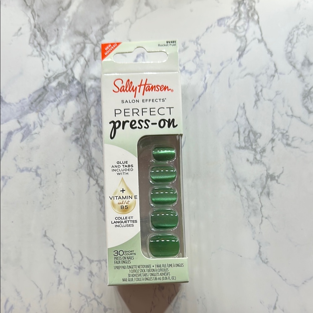 Sally Hansen Perfect Press-On Nails in Rocket Fuel